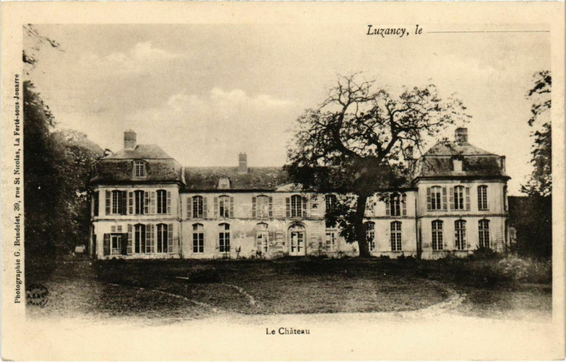 Carte postale ancienne Luzancy - Le Chateau  à Luzancy