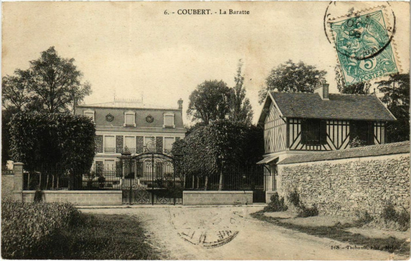 Carte postale ancienne Coubert - La Baratte  à Coubert