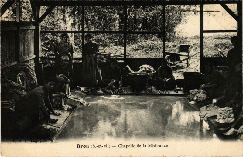 Carte postale ancienne Brou Chapellede la Médisance