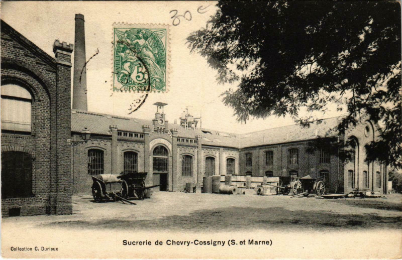 Carte postale ancienne Sucrerie de Chevry-Cossigny à Chevry-Cossigny