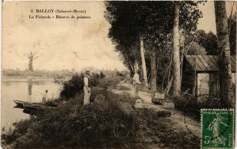 Carte postale ancienne Balloy - La Picharde à Balloy