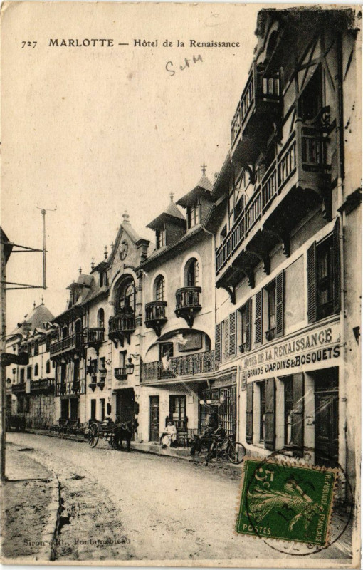 Carte postale ancienne Marlotte - Hotel de la Renaissance