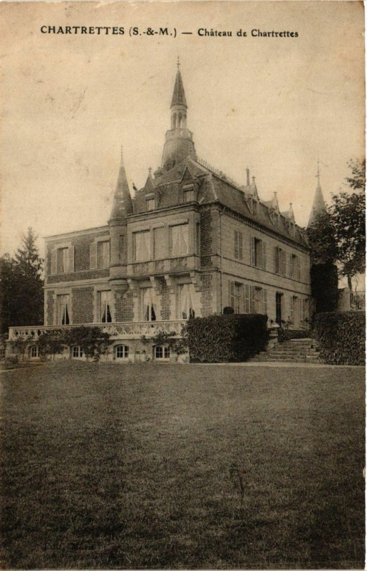 Carte postale ancienne Chartrettes - Chateau de Chartrettes à Chartrettes