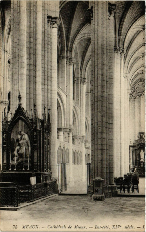 Carte postale ancienne Meaux - Cathedrale de Meaux à Meaux