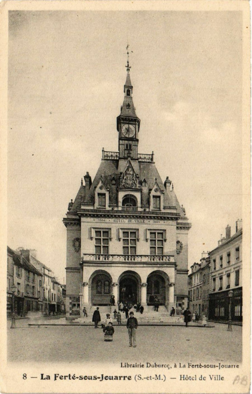 Carte postale ancienne La Ferte sous Jouarre - Hotel de Ville à Jouarre