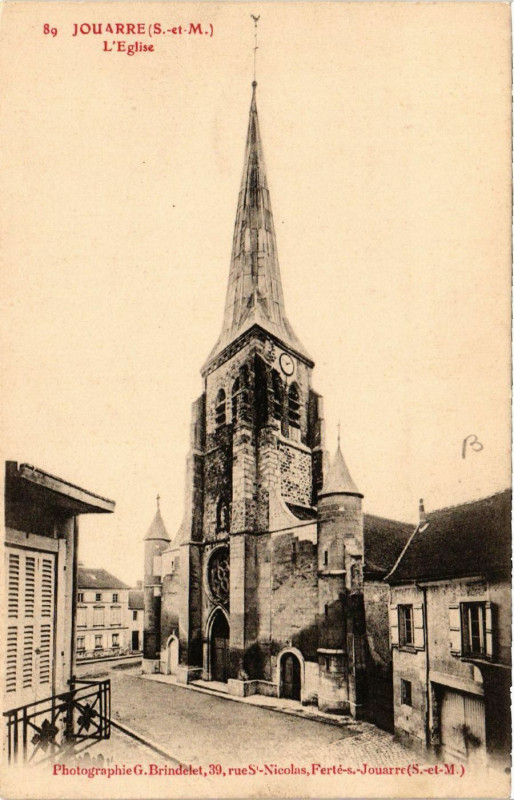 Carte postale ancienne Jouarre - Eglise à Jouarre