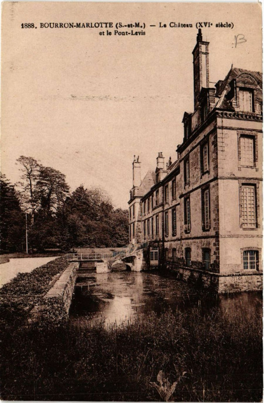 Carte postale ancienne Bourbonn Marlotte - Le Chateau