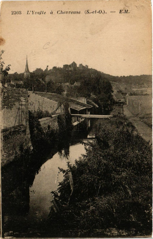 Carte postale ancienne L'Yvette a Chevreuse