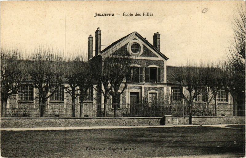 Carte postale ancienne Jouarre - Ecole des Filles à Jouarre