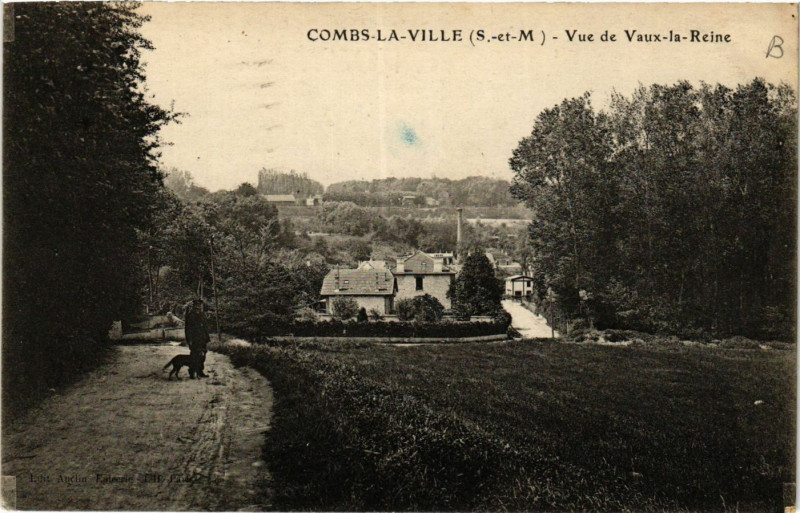 Carte postale ancienne Combs-la-Ville - Vue de Vaux-la-Reine à Combs-la-Ville