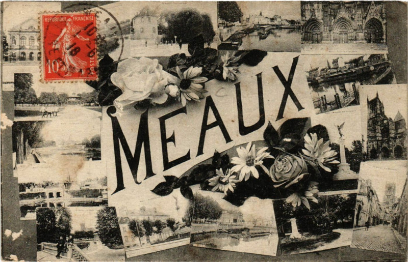 Carte postale ancienne Meaux à Meaux