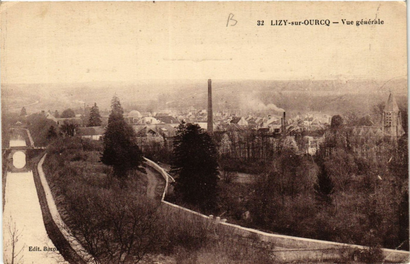 Carte postale ancienne Lizy-sur-Ourcq - Vue générale à Lizy-sur-Ourcq