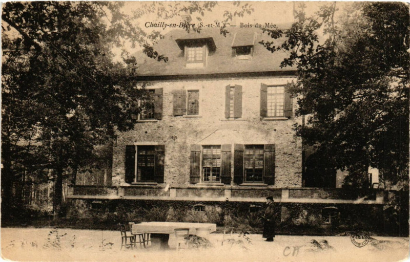 Carte postale ancienne Chailly-en-Biere - Bois du Mée à Chailly-en-Bière