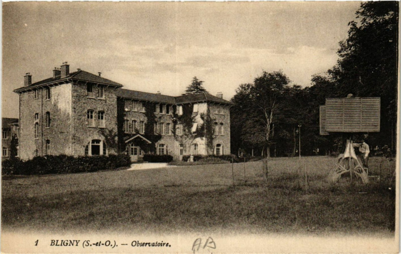 Carte postale ancienne Bligny - Observatoire