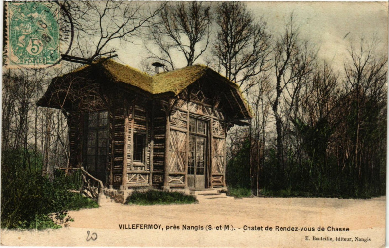 Carte postale ancienne Villefermoy pres Nangis - Chalet de Rendez-vous de à Nangis