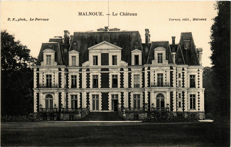Carte postale ancienne Malnoue - Le Chateau
