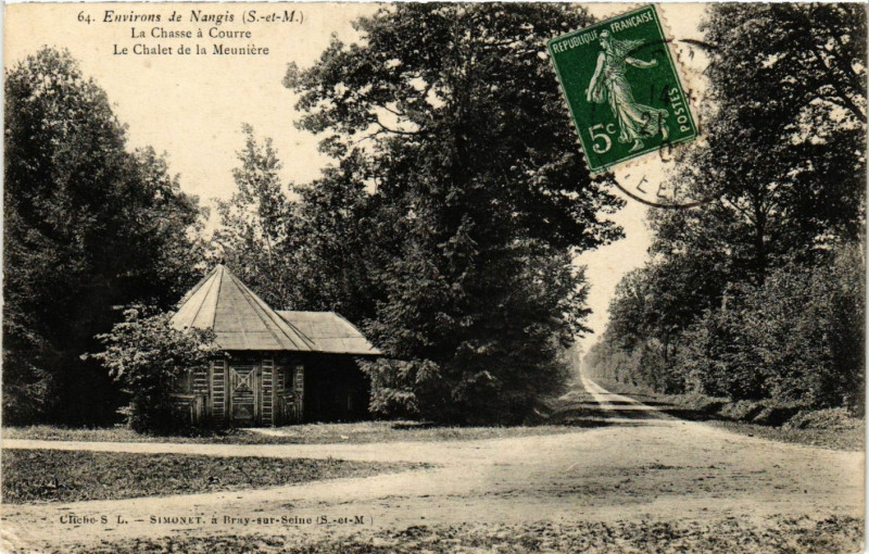 Carte postale ancienne Env. de Nangis - La Chasse a Couvre - Le Chalet à Nangis