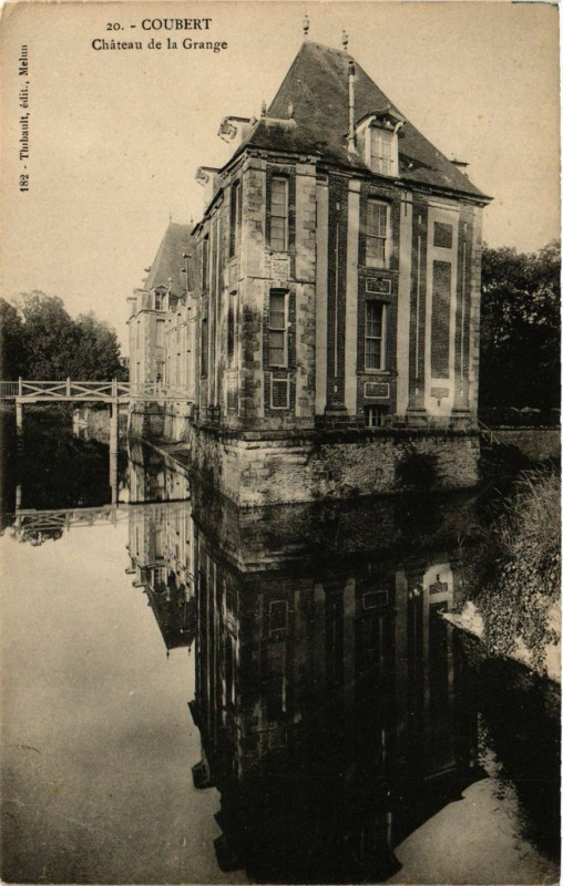 Carte postale ancienne Coubert - Chateau de la Grange à Coubert