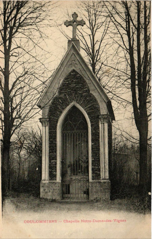 Carte postale ancienne Coulommiers - Chapelle Notre-Dame-des-Vignes à Coulommiers