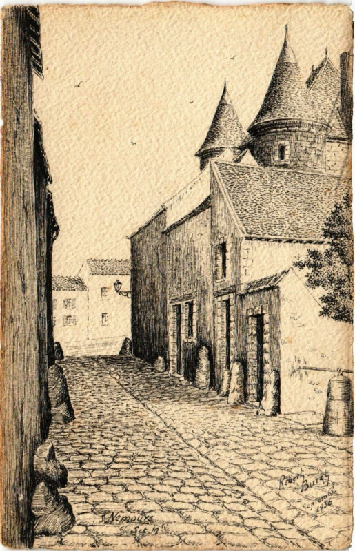 Carte postale ancienne Nemours à Nemours