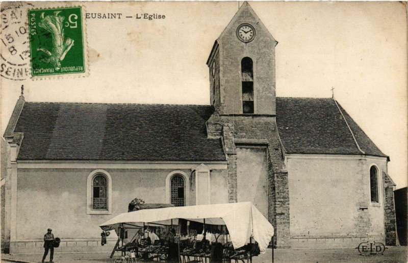 Carte postale ancienne EuSt - L'Eglise