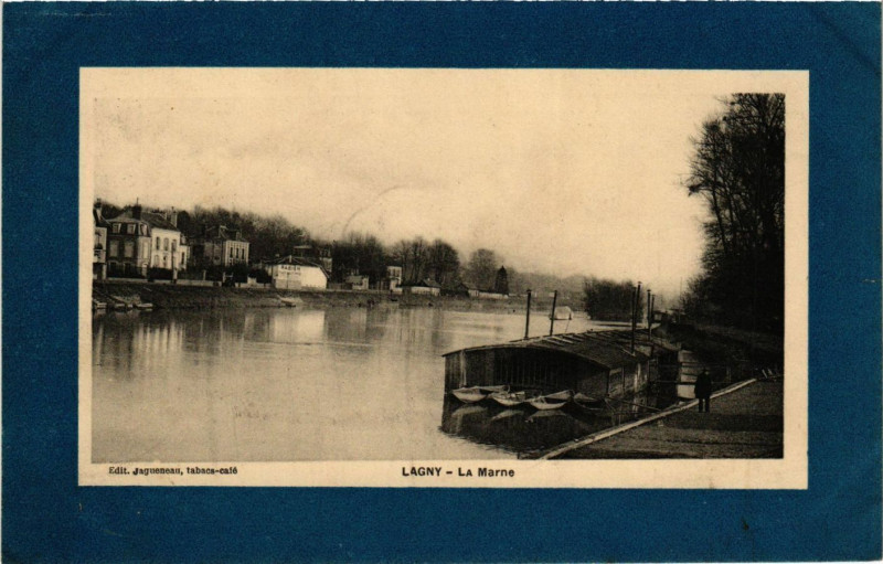 Carte postale ancienne Lagny - La Marne