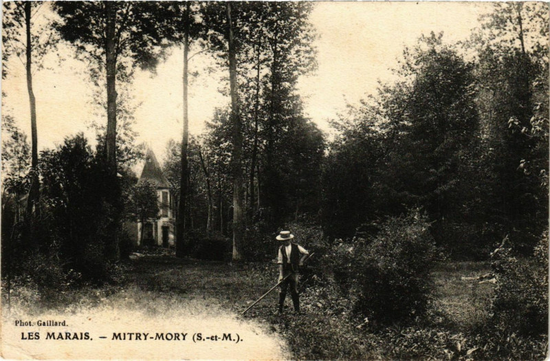 Carte postale ancienne Les Marais - Mitry-Mory à Mitry-Mory