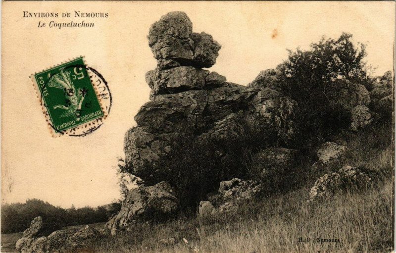 Carte postale ancienne Env. de Nemours - Le Coqueluchon à Nemours