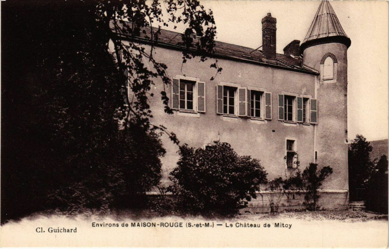 Carte postale ancienne Env. de Maison-Rouge - Le Chateau de Mitoy à Maison-Rouge