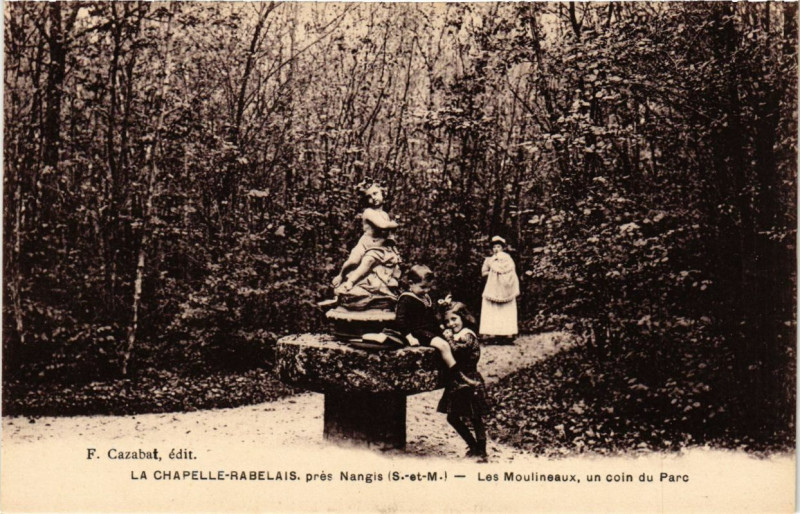 Carte postale ancienne La Chapelle-Rabelais pres Nangis - Les Moulineaux un... à Nangis