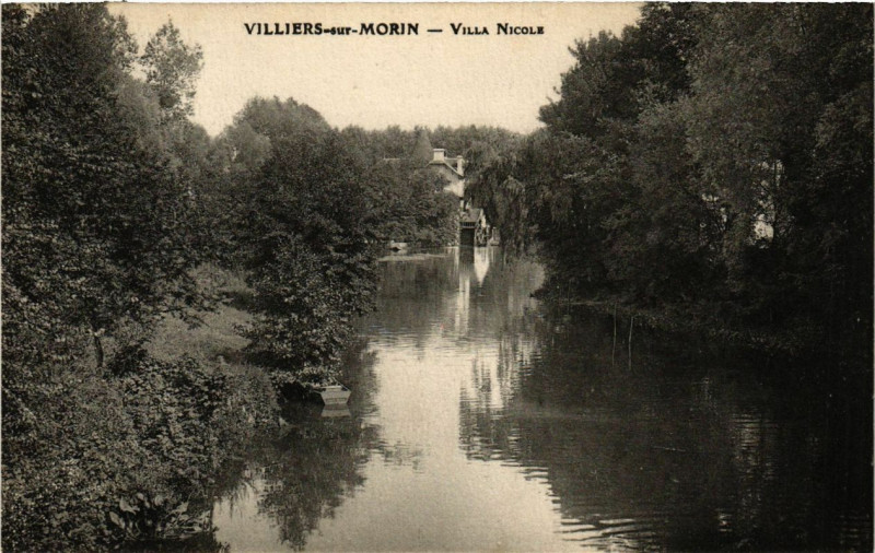 Carte postale ancienne Villiers-sur-Morin - Villa Nicole à Villiers-sur-Morin