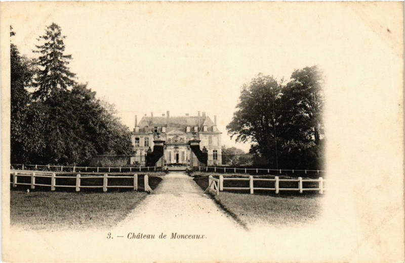 Carte postale ancienne Chateau de MONCEAUx