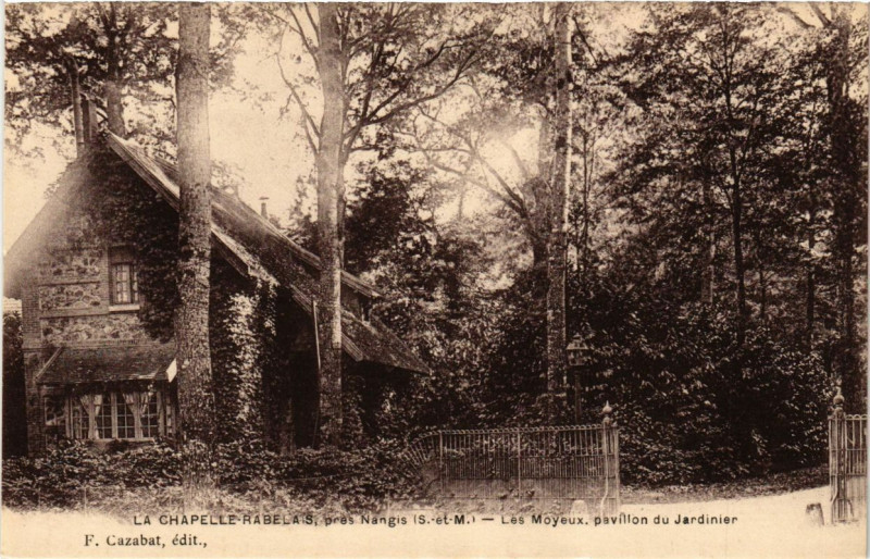Carte postale ancienne La Chapelle Rabelais pres Nangis - Les Moyeux pavillon.. à Nangis
