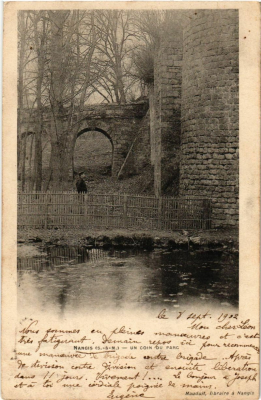 Carte postale ancienne Narcis - Un Coin du Parc