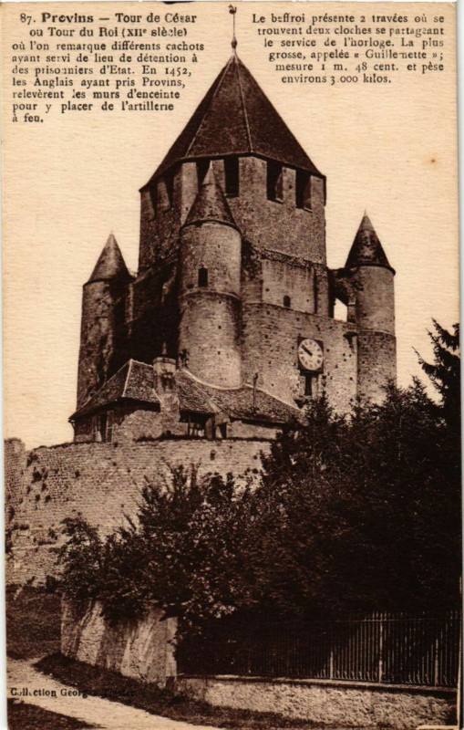Carte postale ancienne Provins - Tour du Cesar ou Tour du Boi (Xii siecle) à Provins