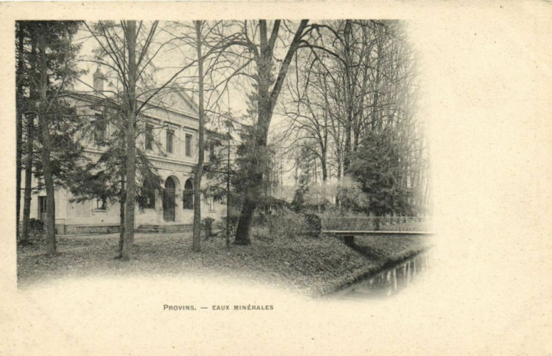 Carte postale ancienne Provins saux Minerales à Provins