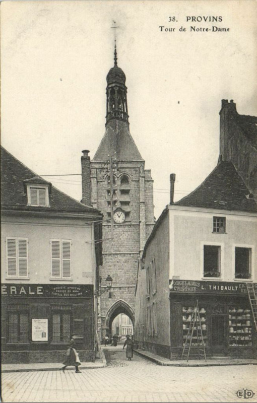 Carte postale ancienne Provins - Tour de Notre-Dame à Provins