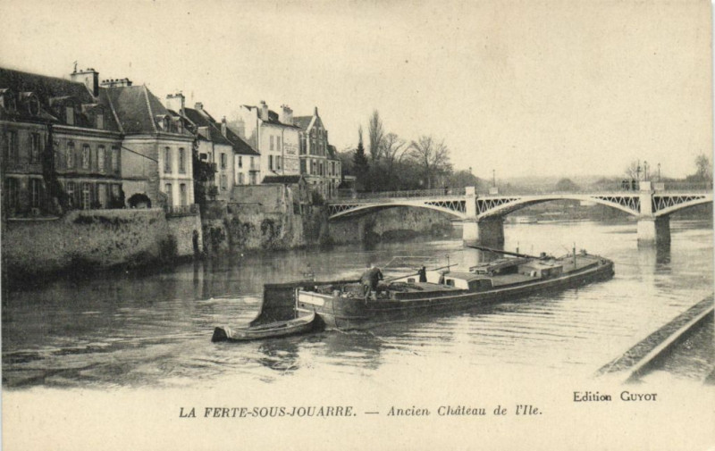 Carte postale ancienne La Ferte-Sous-Jouarre - Ancien Chateau de L'Ile à La Ferté-sous-Jouarre