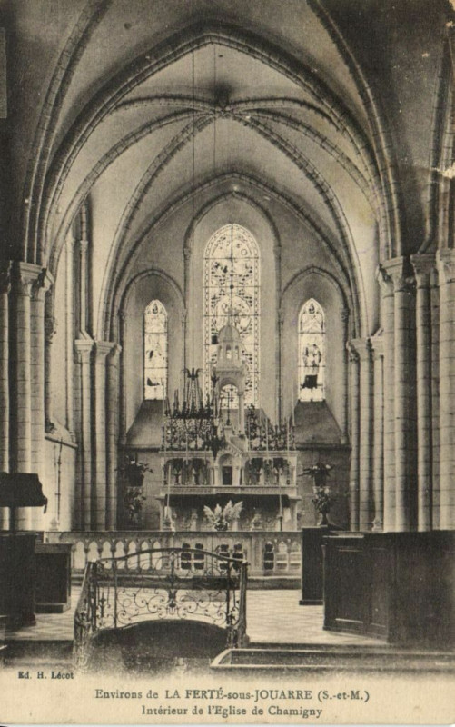 Carte postale ancienne Env. La Ferte sous Jouarre Interieur.... à Jouarre