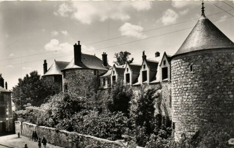 Carte postale ancienne Dourdan La Facade du Chateau