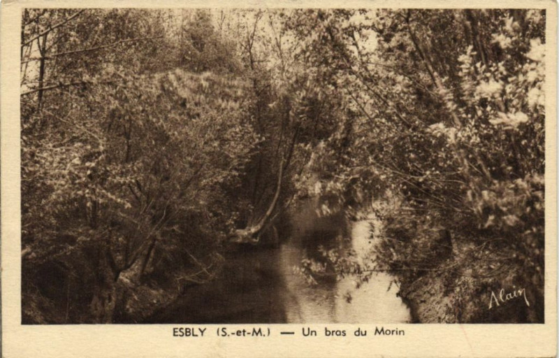 Carte postale ancienne Varreddes - Germigny Le Bords de la Marne à Varreddes