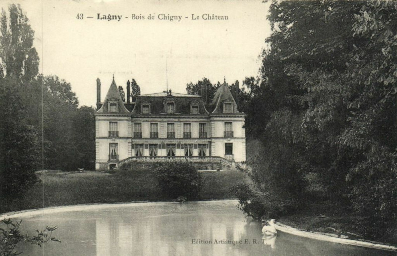 Carte postale ancienne Lagny - BoisndenChigny - Le Chateau