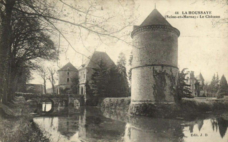 Carte postale ancienne La Houssaye - Le Chateau