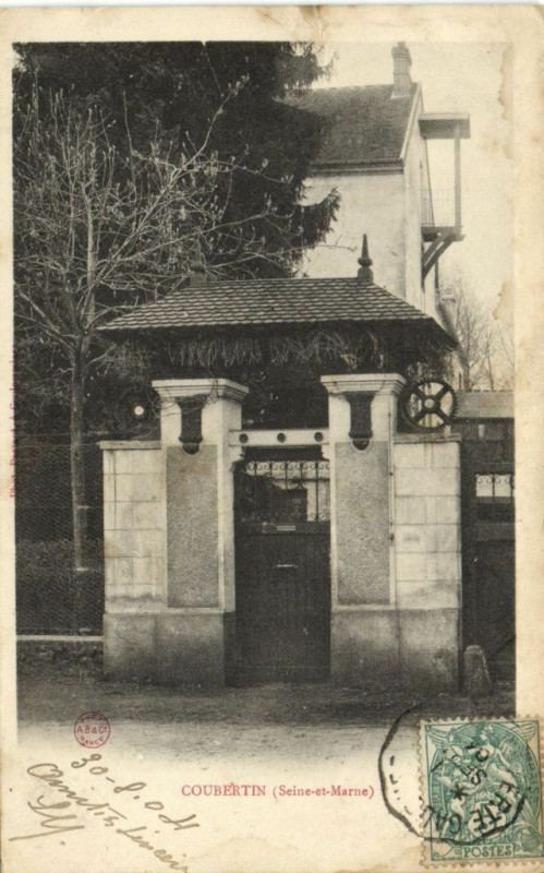 Carte postale ancienne COUBERTin à Coubert