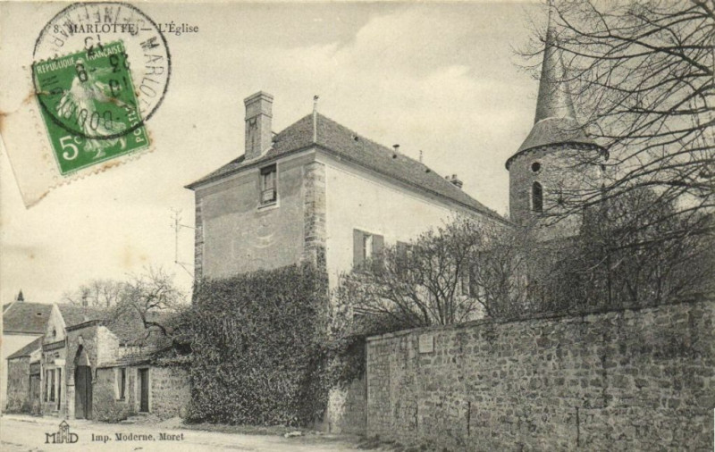 Carte postale ancienne Marioutte - L' Eglise