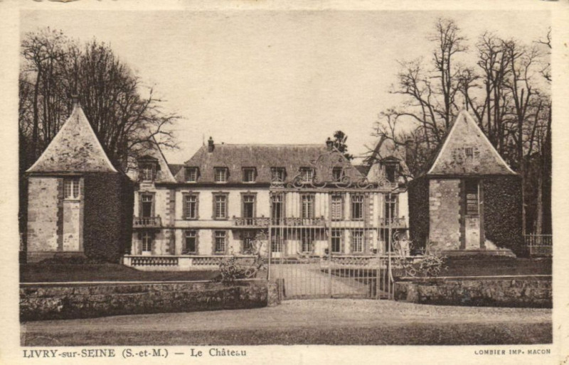 Carte postale ancienne Livry-sur-Seine Le Chateau à Livry-sur-Seine