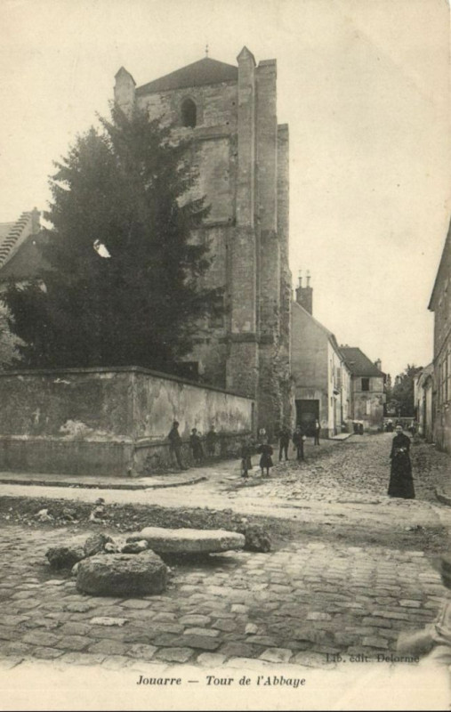 Carte postale ancienne Jouarre - Tour de l'Abbage à Jouarre