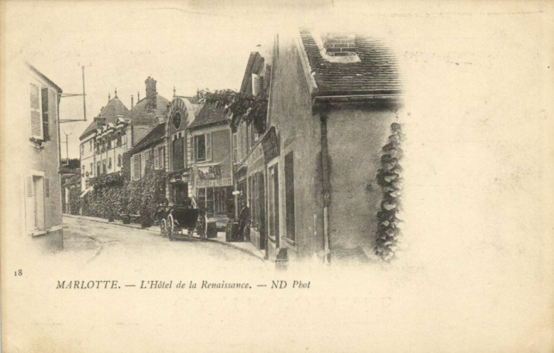 Carte postale ancienne Marlotte - L'Hotel de la Renaissance