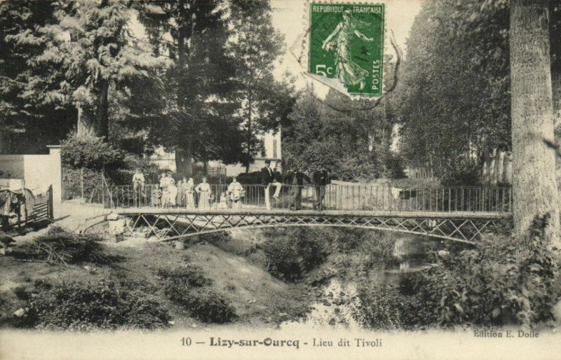 Carte postale ancienne Lizy-sur-Ourcq - Lieu dit Tivoli à Lizy-sur-Ourcq
