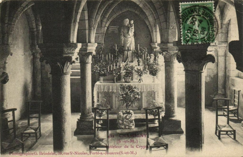Carte postale ancienne Chamigny Interiaur de la Cypic à Chamigny